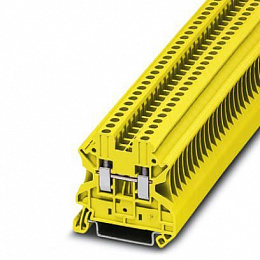 UT 2,5 YE Проходная клемма до 2,5 мм² (желтая) на DIN-рейку Phoenix Contact. Вид 1