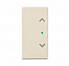 SRB-2-92 Клавиша двойная free@home, жалюзи, Basic 55, слоновая кость ABB. Вид 1.
