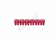 Маркер d=4-6mm - "7" (фиолетовый)  Legrand