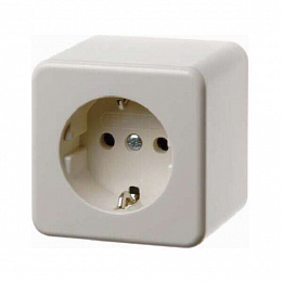 Розетка, о/у (белый) Berker. Вид 1