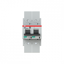 S802P D125 R Автоматический выключатель, 2-полюсный, 125А, 50kA, с кольцевой клеммой (хар-ка D) ABB. Вид 1