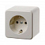 Розетка, о/у (белый) Berker. Вид 1.
