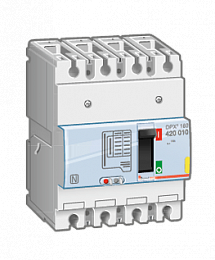 DPX3 160 Термо-магнитный 3-полюсный автомат 160А, 16kA Legrand. Вид 1