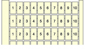 ENT  Маркировка RC65 (100 X K) , гориз. TYCO. Вид 1