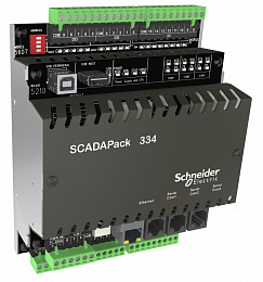 Контроллер scadapack 334e rtu,authen,60870/3,iec61131,120v,ssr Schneider Electric. Вид 1