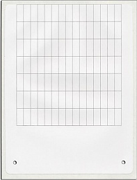 Маркировка MG-VYT 44895 (9x15 WH), для компонетов и оборудования, 9 x 15 мм, 70 маркеров в карте, 3500 маркеров в упаковке TYCO. Вид 1