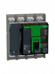 NS1000N Автоматический выключатель 4-полюсный, 1000А, MIC 2.0, 50 kA Schneider Electric. Вид 1
