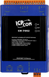 Шлюз PROFINET в Modbus RTU/ASCII, 1xRS-232/RS-422/RS-485 ICP DAS. Вид 1