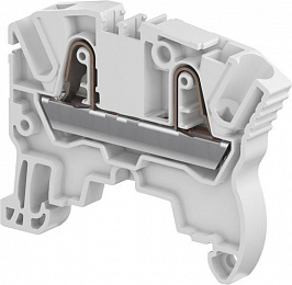 Клемма втычная ZK4 серая - 4 мм2, 2 зажима TYCO. Вид 1