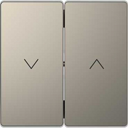 Клавиша-кнопка для жалюзи (никель) Merten D-Life Schneider Electric. Вид 1