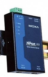 Ethernet сервер устройств, 2xRS-232, -40...+75С MOXA. Вид 1
