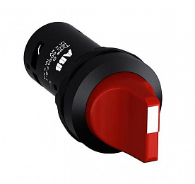 C2SS2-30R-20 Переключатель 2-х позиционный красный 2НО с фиксацией ABB. Вид 1