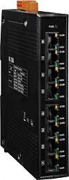 коммутатор: 8х10/100 Base-T Ethernet, пластиковый корпус, -40...+75C ICP DAS. Вид 1