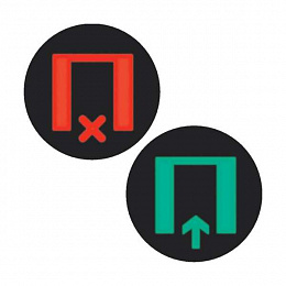 Наклейка для светодиодного светового сигнала Berker. Вид 1