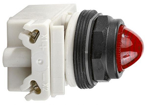 Сигн. лампа 30мм 120в красная 9001skp38lrr9 Schneider Electric. Вид 1