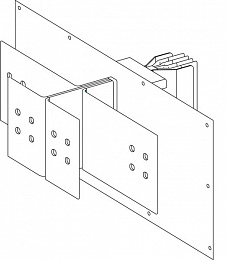 Вводный блок фланцевый n7, 3l+n+per, cu, 5000а Schneider Electric. Вид 1