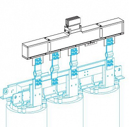 Вводный блок для сухих транс. n4, 3l+n+per, cu, 3200а Schneider Electric. Вид 1
