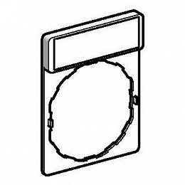 Держатель маркировки, 24х28 мм, для отв. 16 мм Schneider Electric. Вид 1
