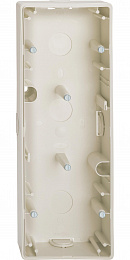 Корпус для открытого монтажа, 3--постовый, sm (бежевый) Merten Schneider Electric. Вид 1