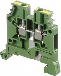 D4/6.P Клемма винтовая 4мм.кв. (земля) TYCO. Вид 1