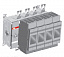 OS250D04FP Рубильник 250А 4-пол., предохранитель 0 или 1 (нет в комплекте) , ABB. Вид 1.