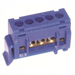 ZK 507 Клеммник"ноль" 3х16+2х10 на DIN-рейку ABB. Вид 1