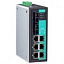 8-портовый неуправляемый коммутатор: 4 PoEх10/100 BaseT(X) Ethernet, 2х10/100BaseT(X), 2х100BaseFX, 0...+60С MOXA. Вид 1.