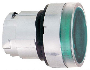 Головка кнопки 22мм с подсветкой zb4bw333s Schneider Electric. Вид 1