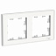 Рамка 2-постовая, (белый) Atlas Design Systeme Electric. Вид 1.