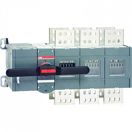 Реверсивный рубильник OTM2500E4CM230C 4-полюсный с моторным приводом ABB. Вид 1