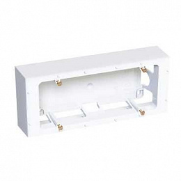 Коробка нар.монтажа 3х45 h=40мм r9003 Schneider Electric. Вид 1