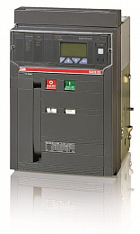 Выключатель автоматический постоянного тока, стационарный E2N 1600 PR122/DC In=1600A 3p F VR<HR.PR120/V к нижним выводам ABB. Вид 1