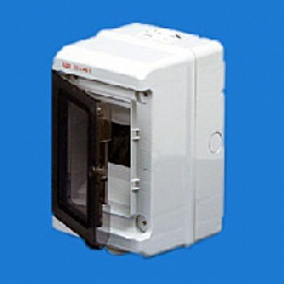 Бокс настенного монтажа серый на 2+1 мод. (с пр. дверцей, в бок) 93х174х109 IP65 Legrand. Вид 1