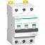 iC60 RCBO Дифф. автомат 3-полюсный, 25А, 30mA, 10kA, тип А (хар-ка C) Schneider Electric. Вид 1.