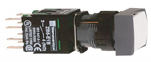Кнопка 16мм белая с возвратом квадр. xb6da15b Schneider Electric. Вид 1