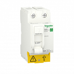 Блок утечки тока (УЗО) 63А 2-полюс. 300мА тип AC Schneider Electric. Вид 1