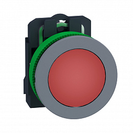 Сигнальная лампа 22мм 230-240В красная, заподлицо, пластик C0 Schneider Electric. Вид 1