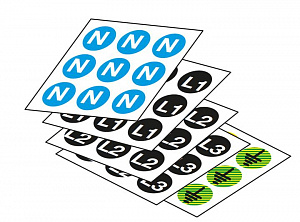 Наклейка d12мм T (490шт) ABB. Вид 1