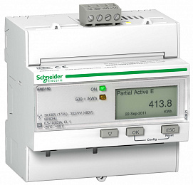 Счетчик 3-ф актив.-реакт. iEM3150, 1 тариф, RS-485, кл. точн. 1, прям. вкл. Schneider Electric. Вид 1