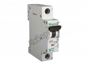 278609 FAZ-S4/1 ААвтоматический выключатель 1-полюсный, 4А, 15kA (хар-ка S) Eaton. Вид 1