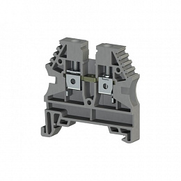AVK 4 (RP) Клеммник на DIN-рейку 4мм² (серый) Klemsan. Вид 1