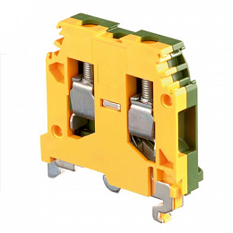 M6/8.P Клеммник винтовой до 6 мм² на DIN-рейку (земля) TYCO. Вид 1