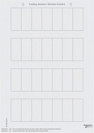 Sm,этикетки для 1-, 2- или 4-кн.выкл,бел Schneider Electric. Вид 1