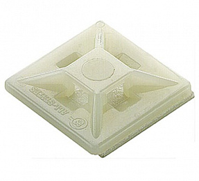 CBH 2 Самокл. держатели для хомутов черные 18x18 (1уп.-100шт) Weidmuller. Вид 1