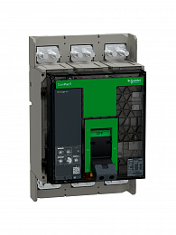 NS800H Автоматический выключатель 3-полюсный, 800А, MIC 5.0, 70 kA Schneider Electric. Вид 1