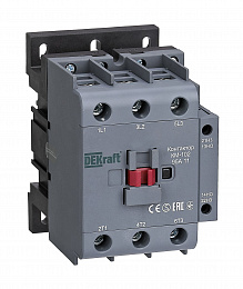 контактор 95а 48в ас3 ас4 1но+1нз км-102 DEKraft. Вид 1
