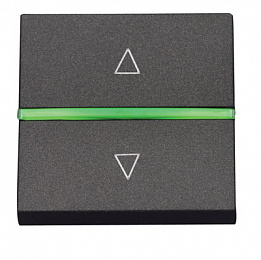 N2261.2 PL Механизм электронного выключателя жалюзи, 700 ВА, 2-модульный, серия Zenit, цвет серебристый ABB. Вид 1