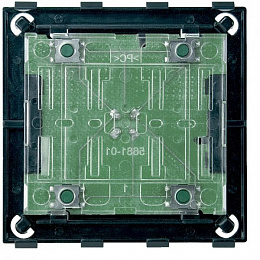Механизм 2-клавишного выключателя Merten Schneider Electric. Вид 1