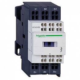 Контактор d 3р, 9 a, но+нз, 115v 50/60 гц, пружинный зажим Schneider Electric. Вид 1