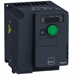 Преобразователь частоты, компактное исполнение 1.1 кВт, 240В, 3 фазы Schneider Electric. Вид 1